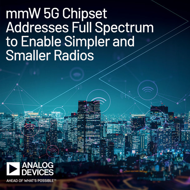 NUOVO CHIPSET MMW 5G DI ANALOG DEVICES